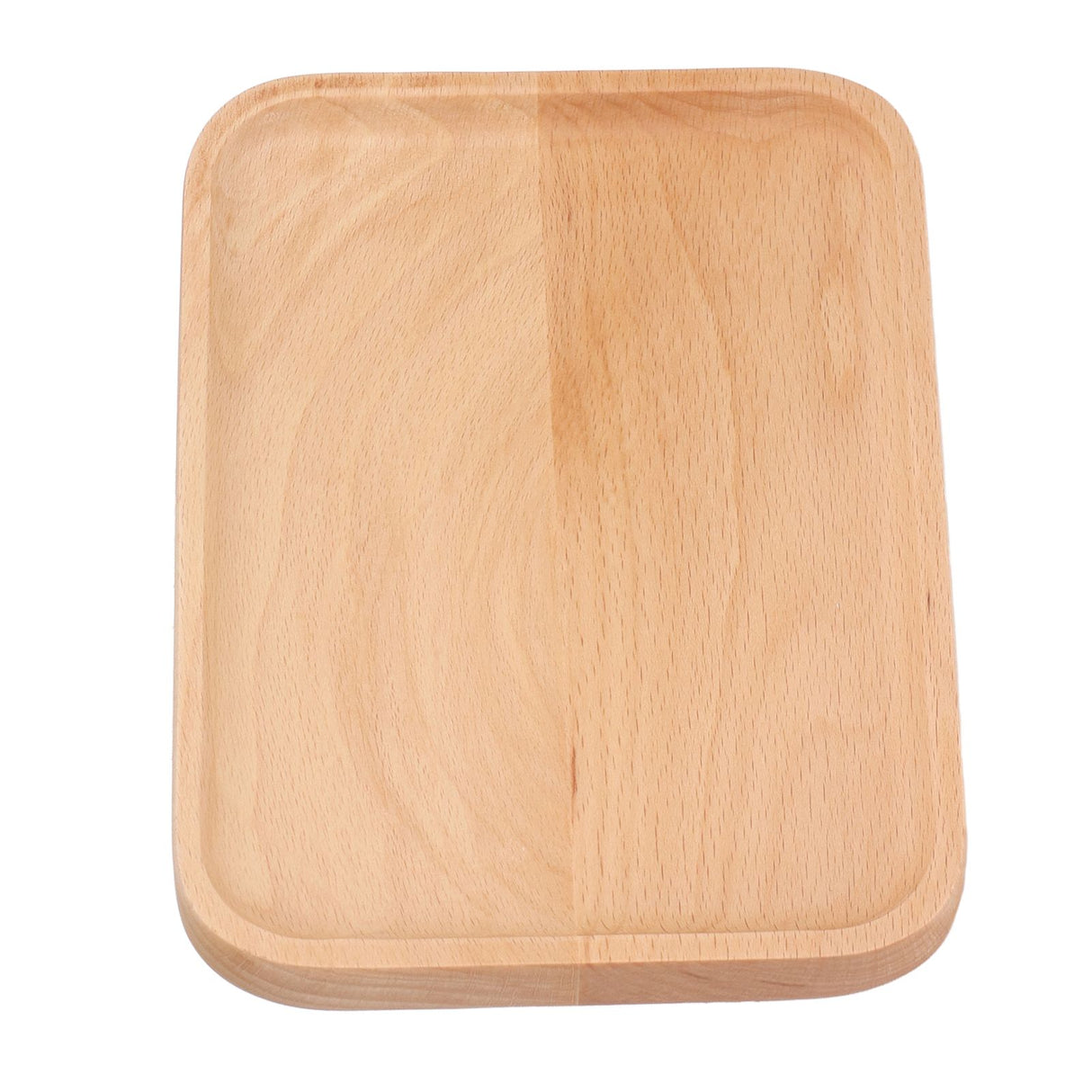 Wooden Rectangular Serving Tray Dinner Drink Food Snack Saucer Platter for Home Restaurants