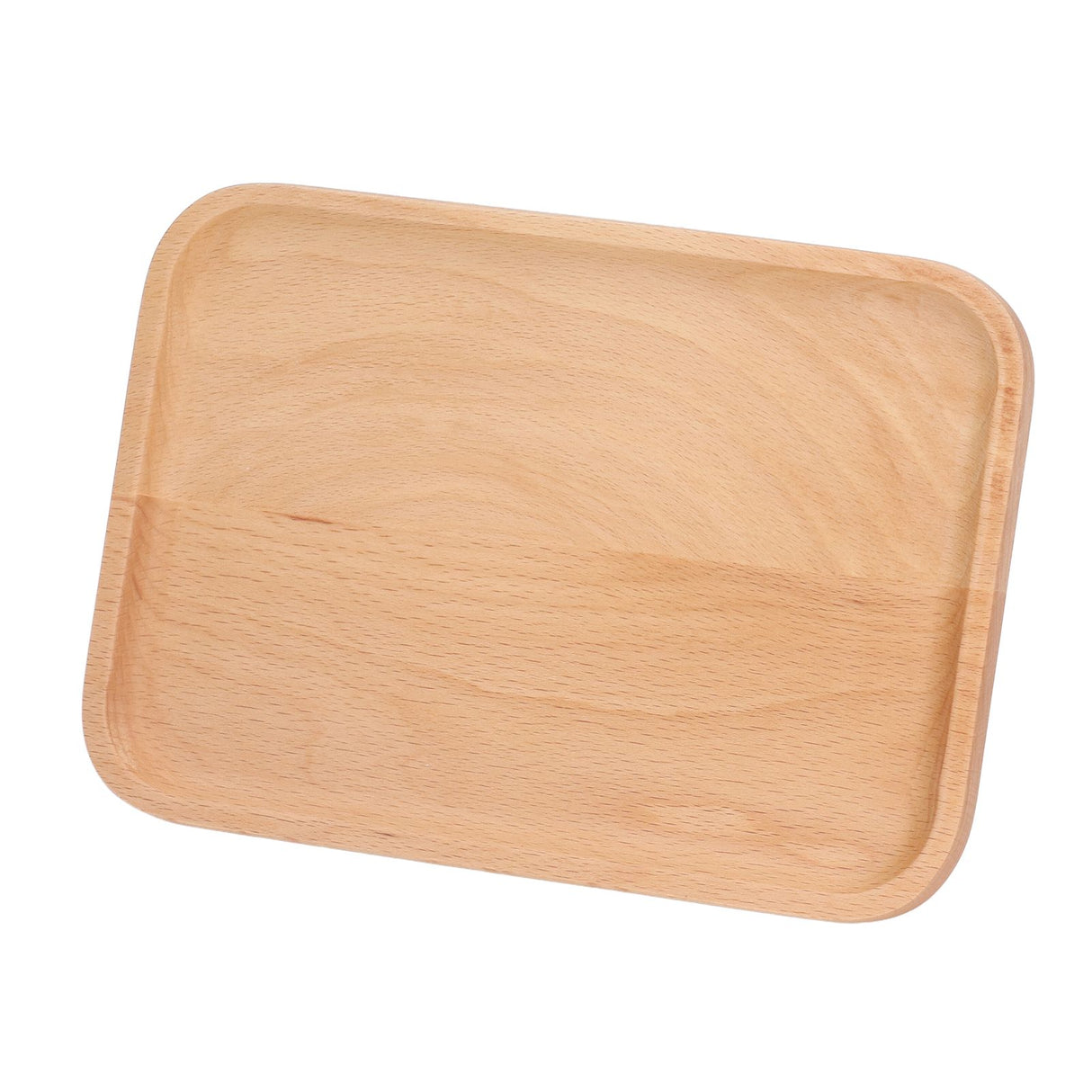 Wooden Rectangular Serving Tray Dinner Drink Food Snack Saucer Platter for Home Restaurants