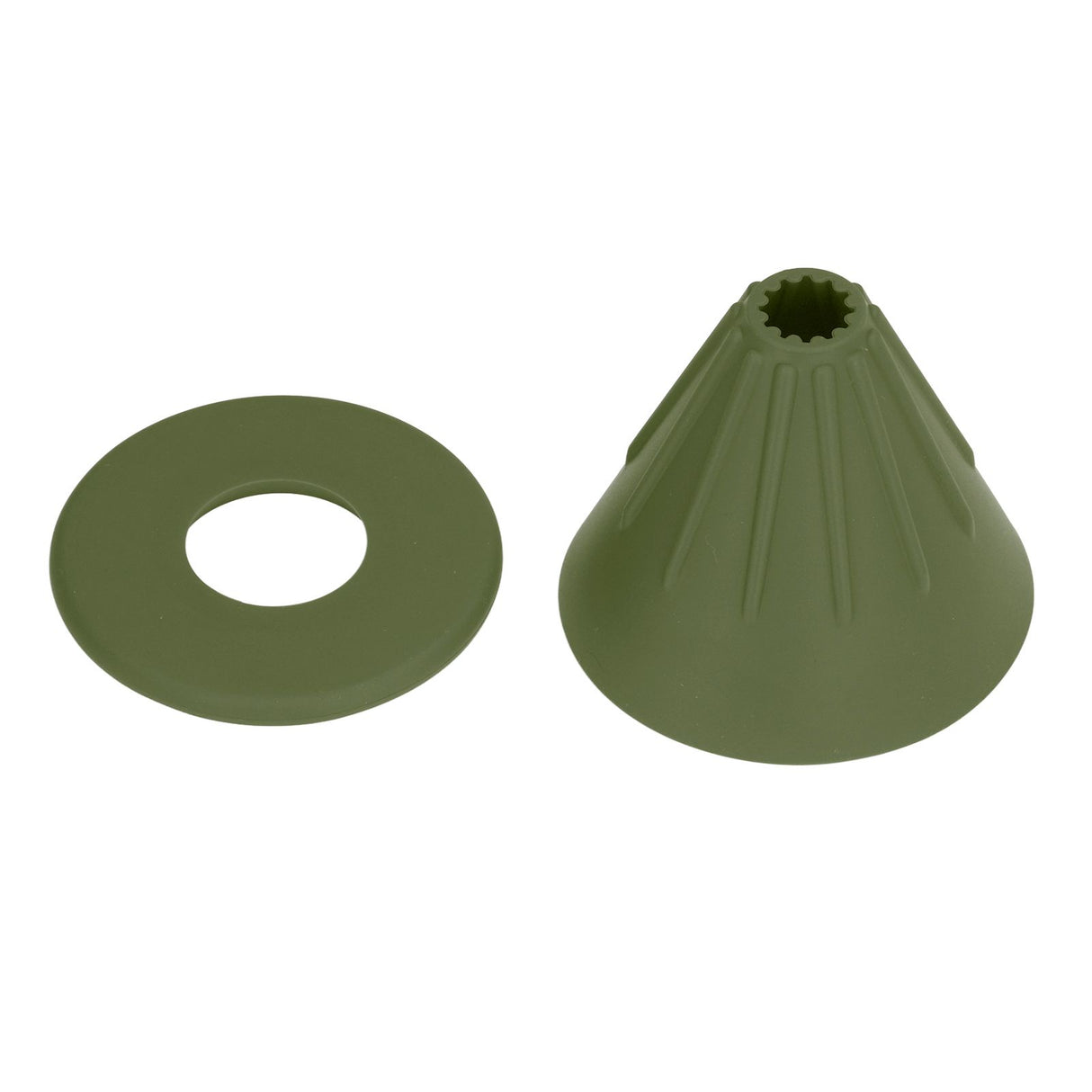 Silicone Coffee Dripper Reusable Cone Coffee Filter Holder for Travel Hiking Camping Home OfficeGreen