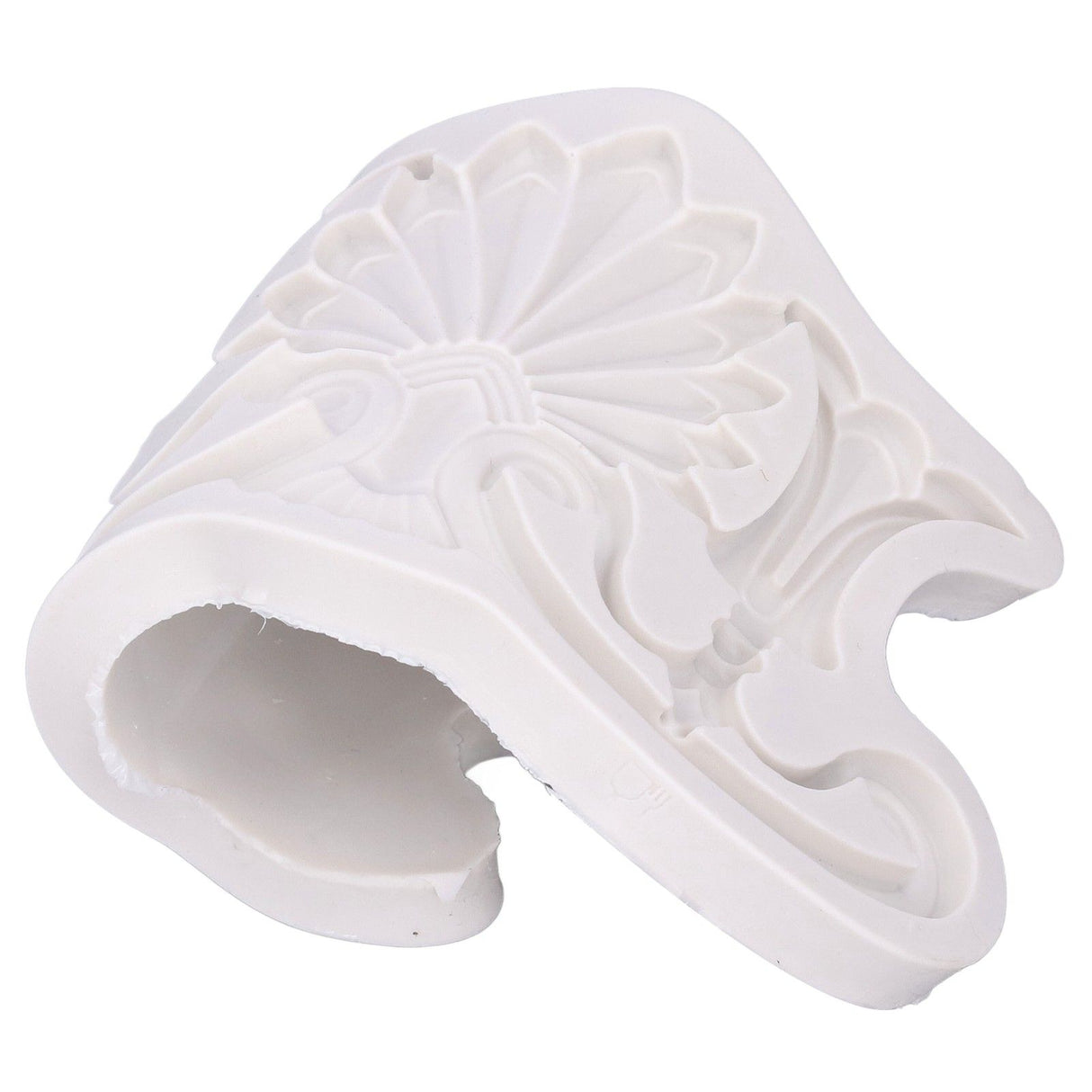 Cake Border Silicone Mold European Retro Pattern DIY Gray Nontoxic for Clay Resin Chocolate