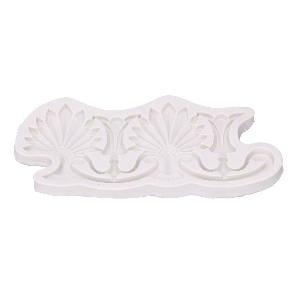 Cake Border Silicone Mold European Retro Pattern DIY Gray Nontoxic for Clay Resin Chocolate