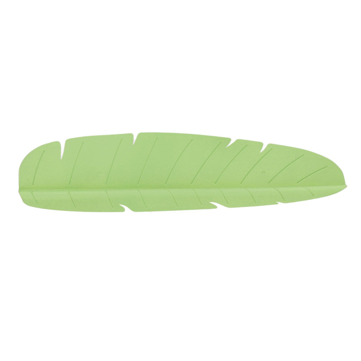 Kitchen Sink Water Splash Guard Elastic Reusable Banana Leaf Water Sink Splashing Guard for Dishes Vegetables Washing Green