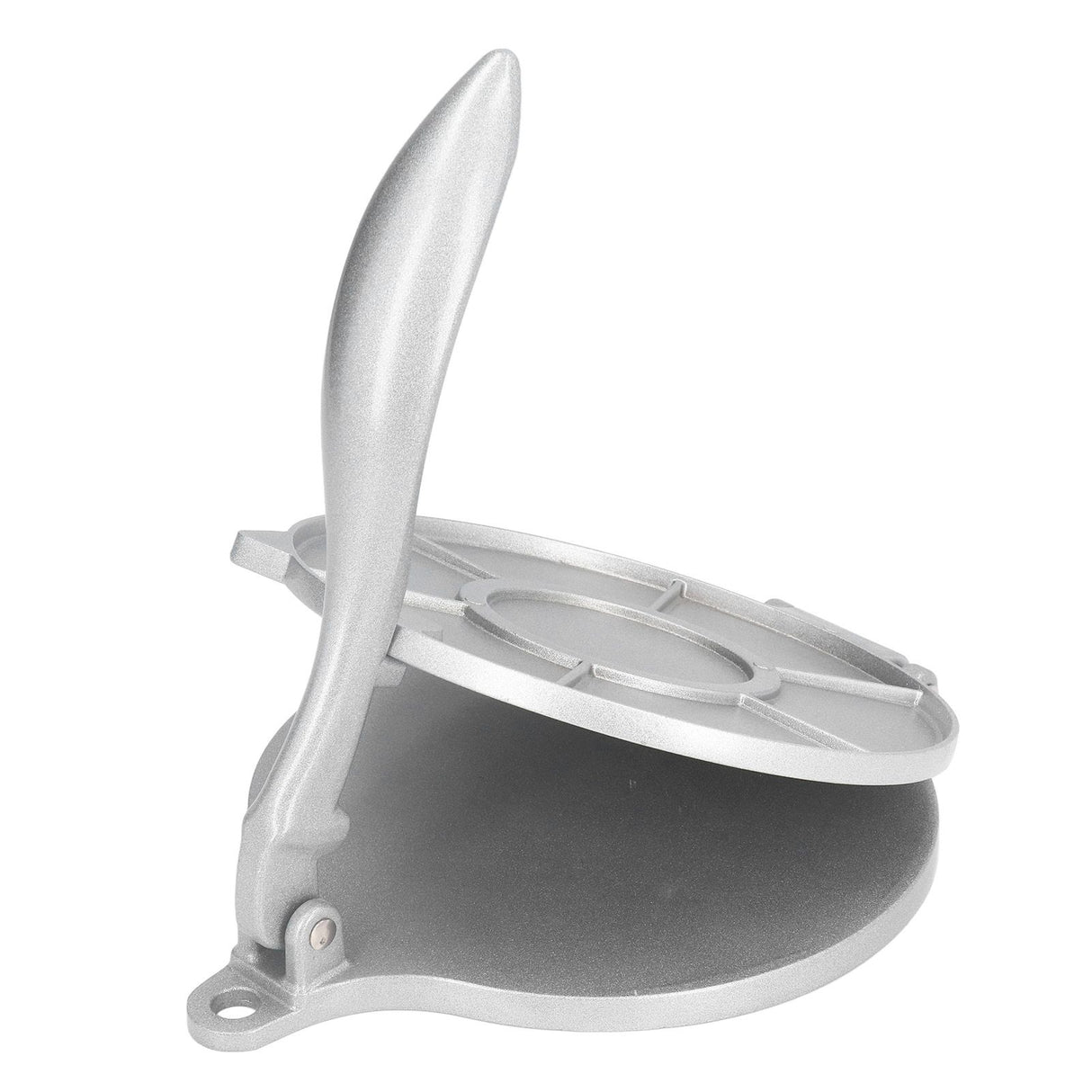 Tortilla Press 7.7in Rust Proof Aluminum Alloy Silver Heavy Duty Quesadilla Maker for Home Pasta Shops