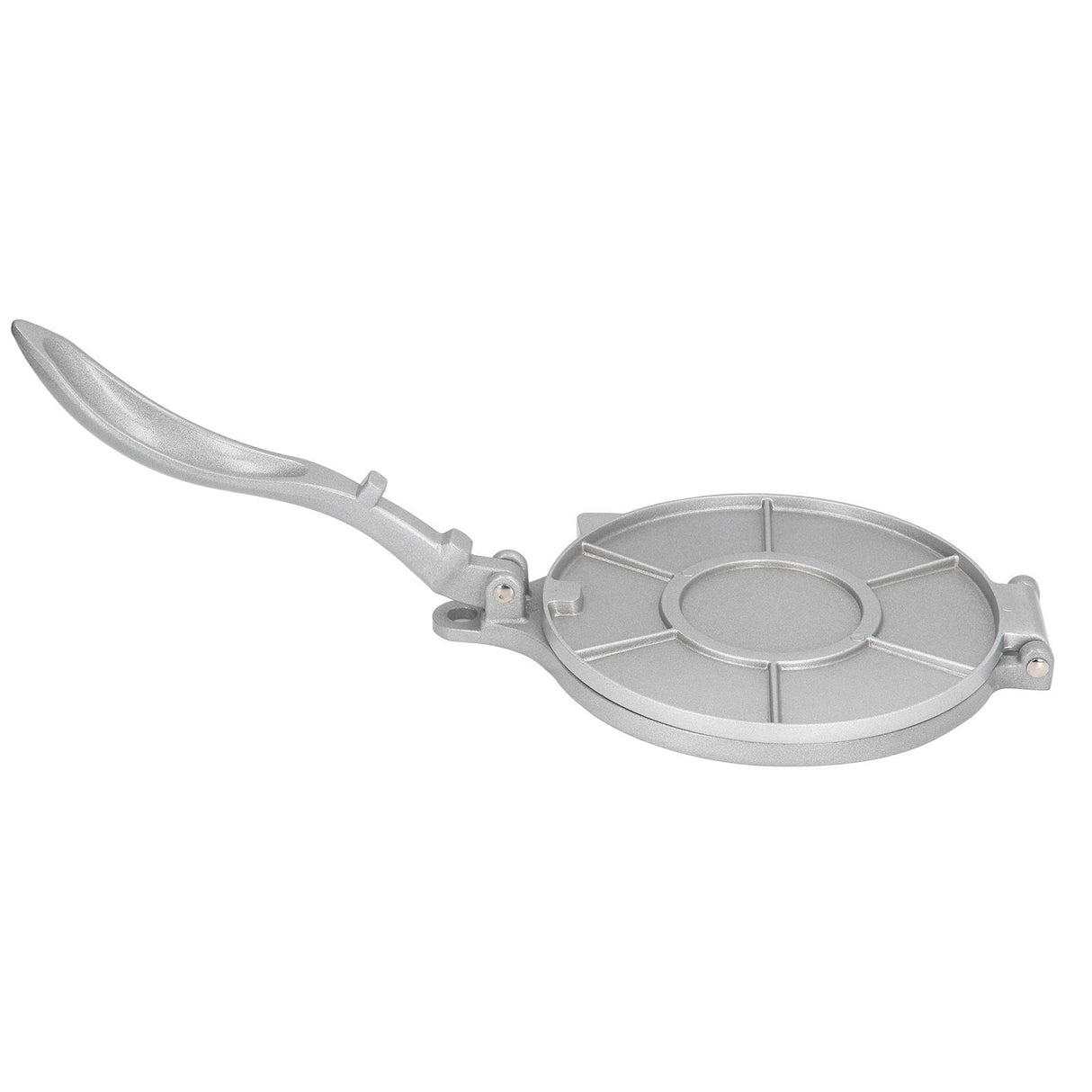 Tortilla Press 7.7in Rust Proof Aluminum Alloy Silver Heavy Duty Quesadilla Maker for Home Pasta Shops