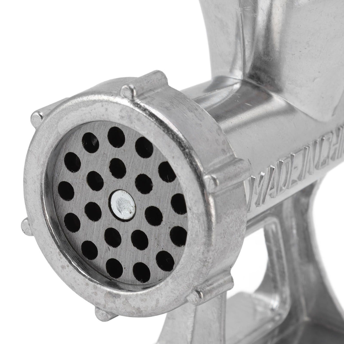 Manual Meat Grinder Silver Simple Operation Small Meat Mincer with Handle for Home Kitchen Restaurants Butcher Shops