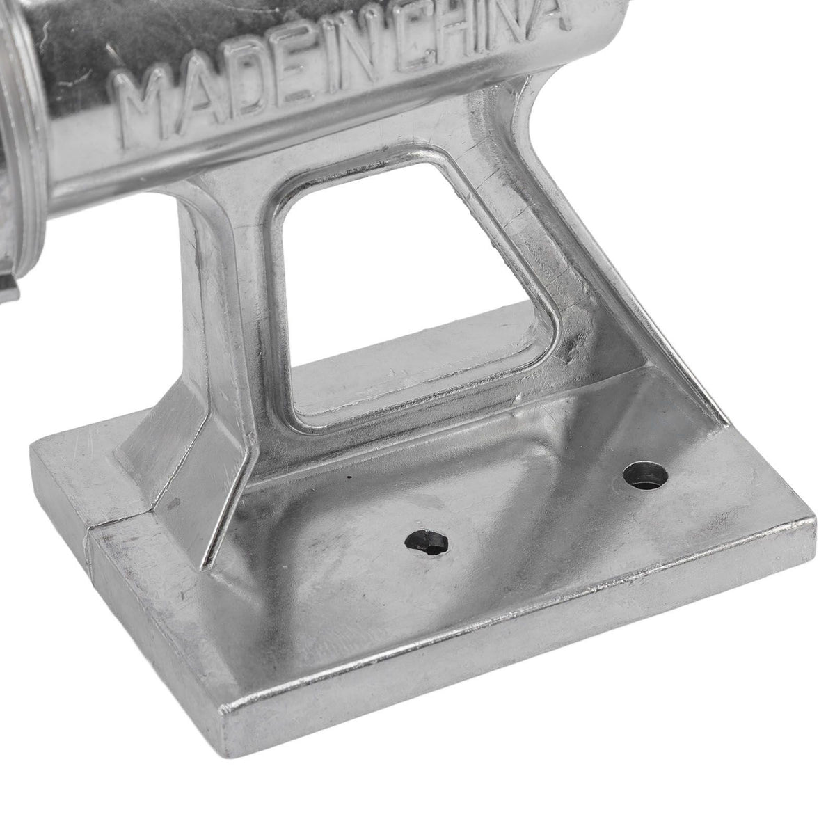 Manual Meat Grinder Silver Simple Operation Small Meat Mincer with Handle for Home Kitchen Restaurants Butcher Shops