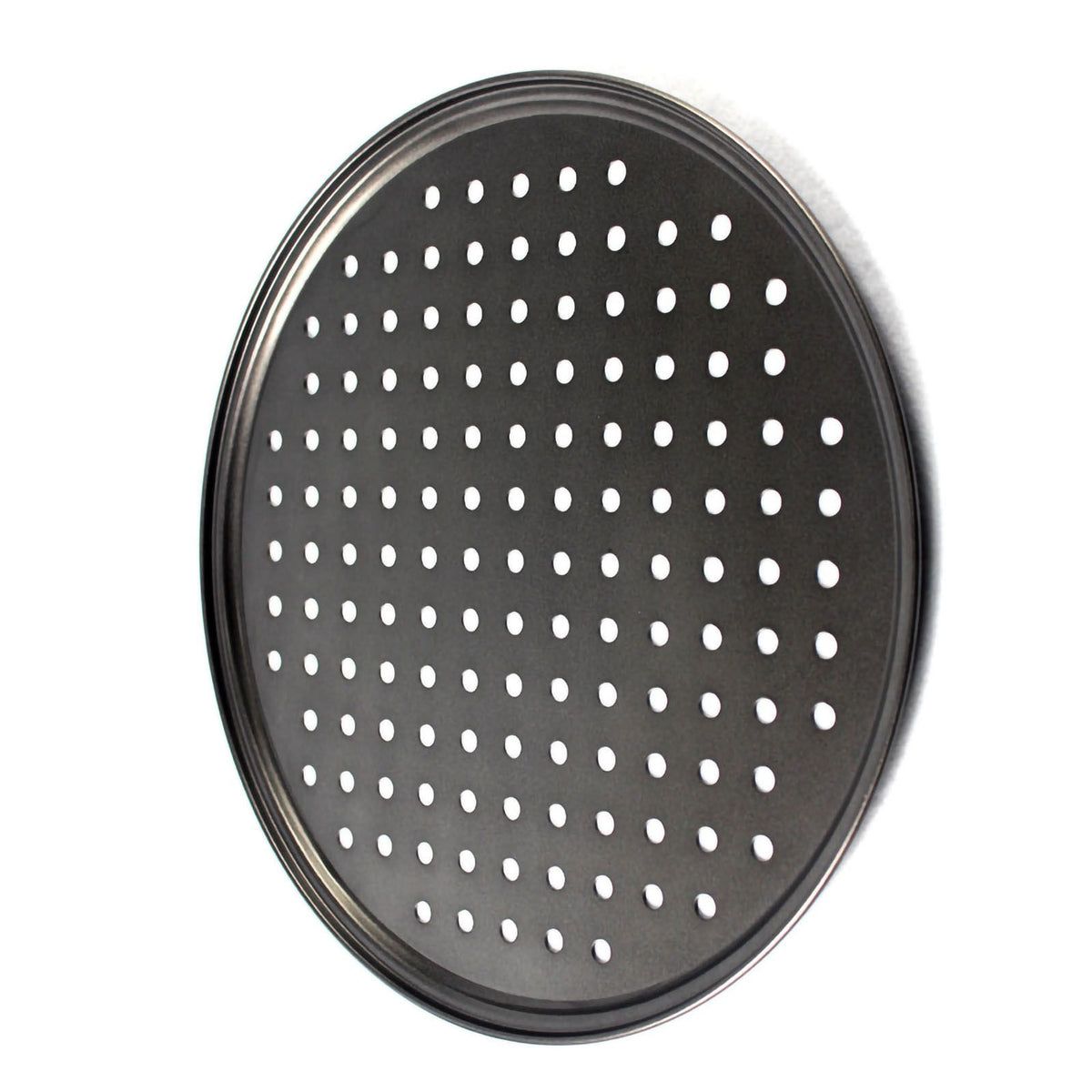 Perforated Pizza Pan Non Stick Baking Easy Unmolding Firm Bottom Vented Pizza Pan 28CM