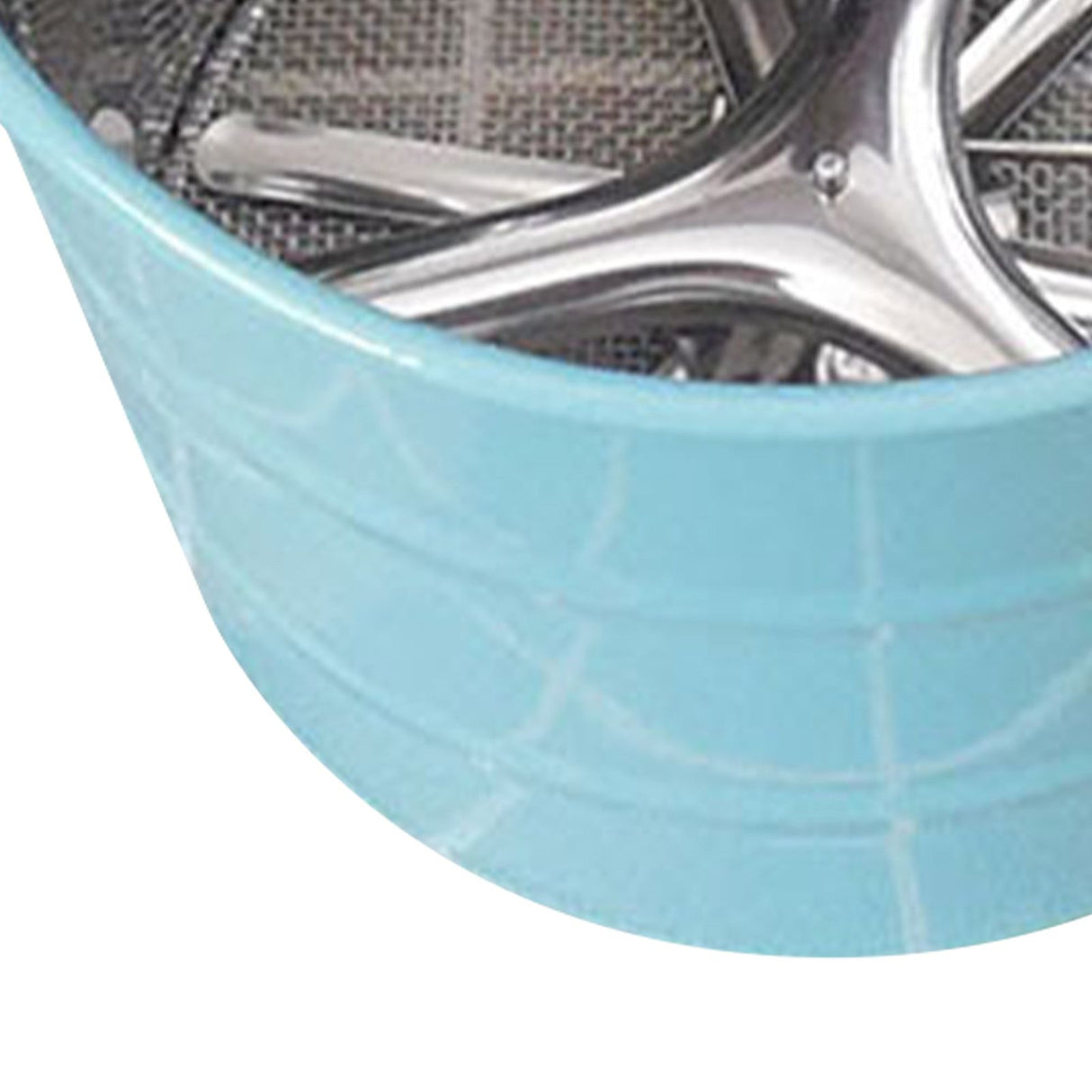 Flour Sifter Stainless Steel Corrosion Resistant Safe Odorless Beautiful Handheld Baking Flour Mesh Sieve Blue