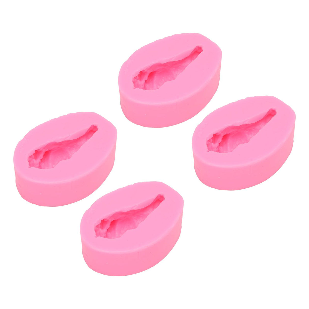 4 Pcs Silicone Mold Drumstick Shape Fondant Silicone Mold Chocolate Cake Decorating Mold DIY Pastry Baking Mold