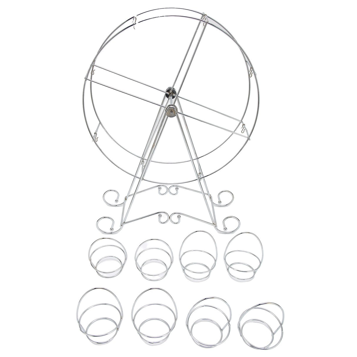 Ferris Wheel Cupcake Stand 8 Cups Dessert Carrier Display Holder for Restaurants Dessert Shops Theme Party