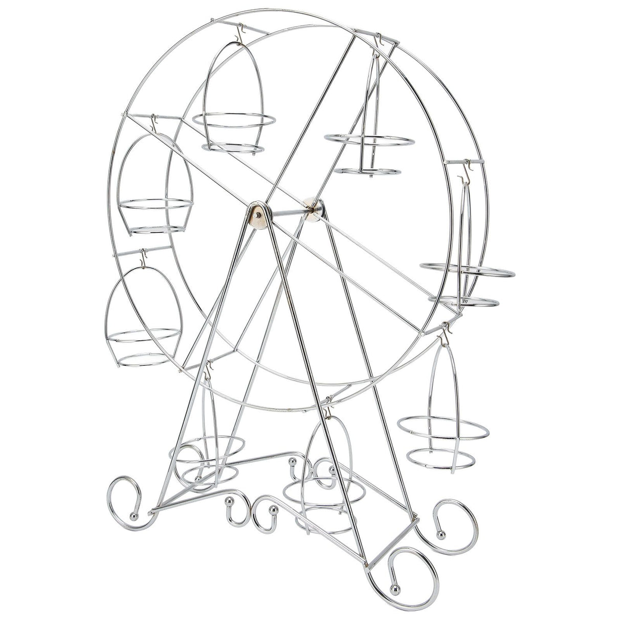 Ferris Wheel Cupcake Stand 8 Cups Dessert Carrier Display Holder for Restaurants Dessert Shops Theme Party