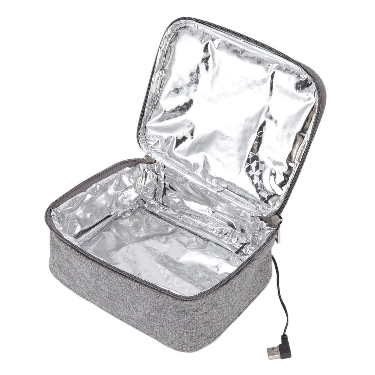 Portable Oven USB Heating Easy Cleaning Oxford Cloth Material Heated Lunch Box for Office Travel Gym