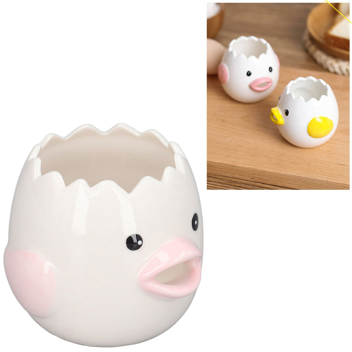 Egg White Yolk Separator Egg Liquid Separation Egg White Liquid Filter Yolk Separation Pink