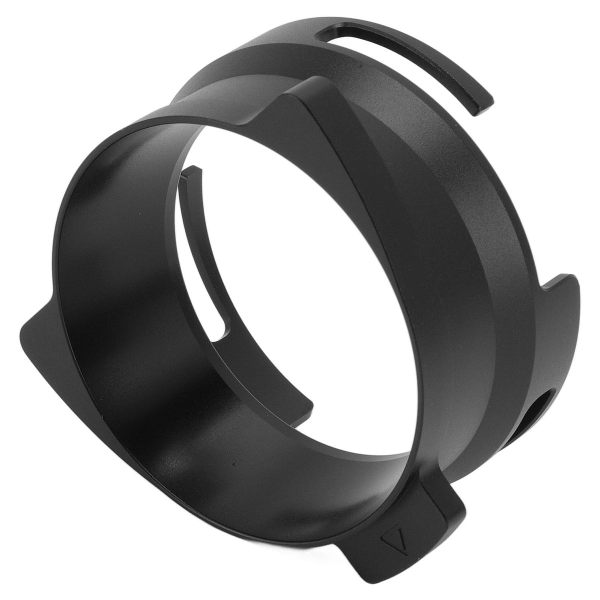 54mm Coffee Portafilter Dosing Funnel Aluminum Alloy Rotatable Dosing Funnel Coffee Machine Accessories Black