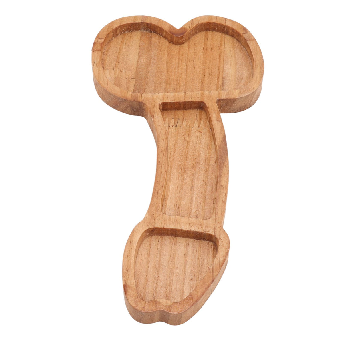 Aperitif Board Composite Wood Trumpet Shape Cooked Food Platter for Housewarming Gift Right