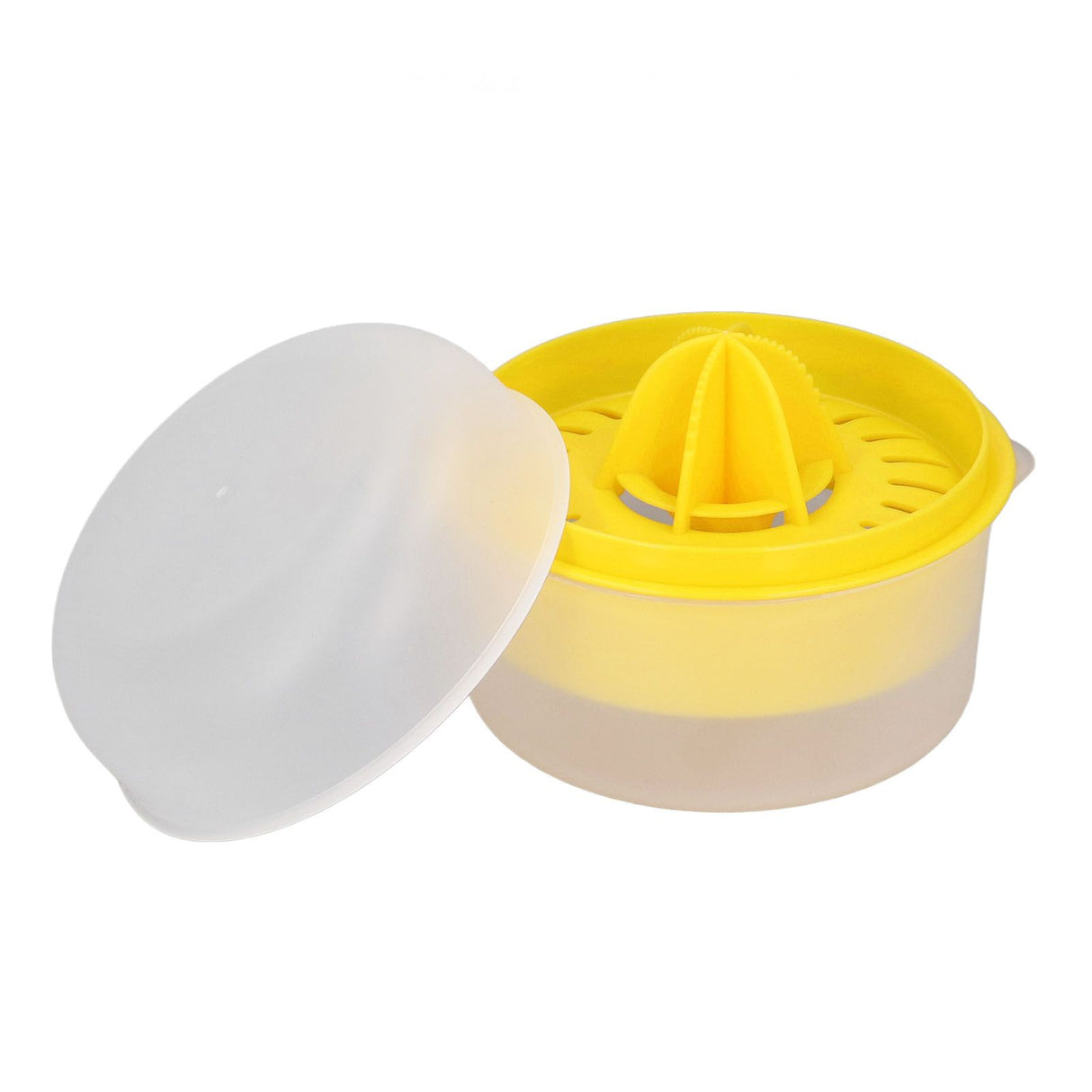 Lemon Squeezer 2 in 1 Juicer Juice Press Yolk Separator PP Hand Tool for Fruit Orange