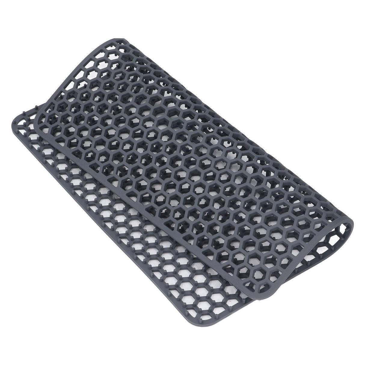 Sink Mat Silicone Durable Grid Design Anti Slip Sink Protection Pad for Kitchen Stainless Steel Ceramic Sinks