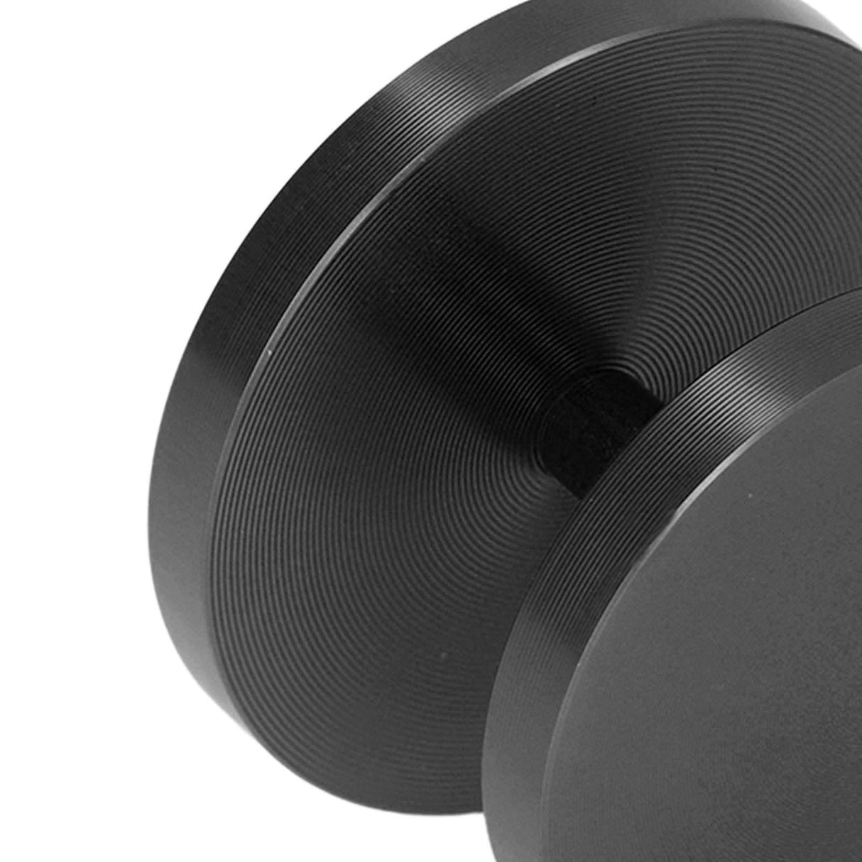 Double Head Coffee Powder Tamper Non Corrosive Aluminum Dual Sided Coffee Powder Hammer for Coffee Black