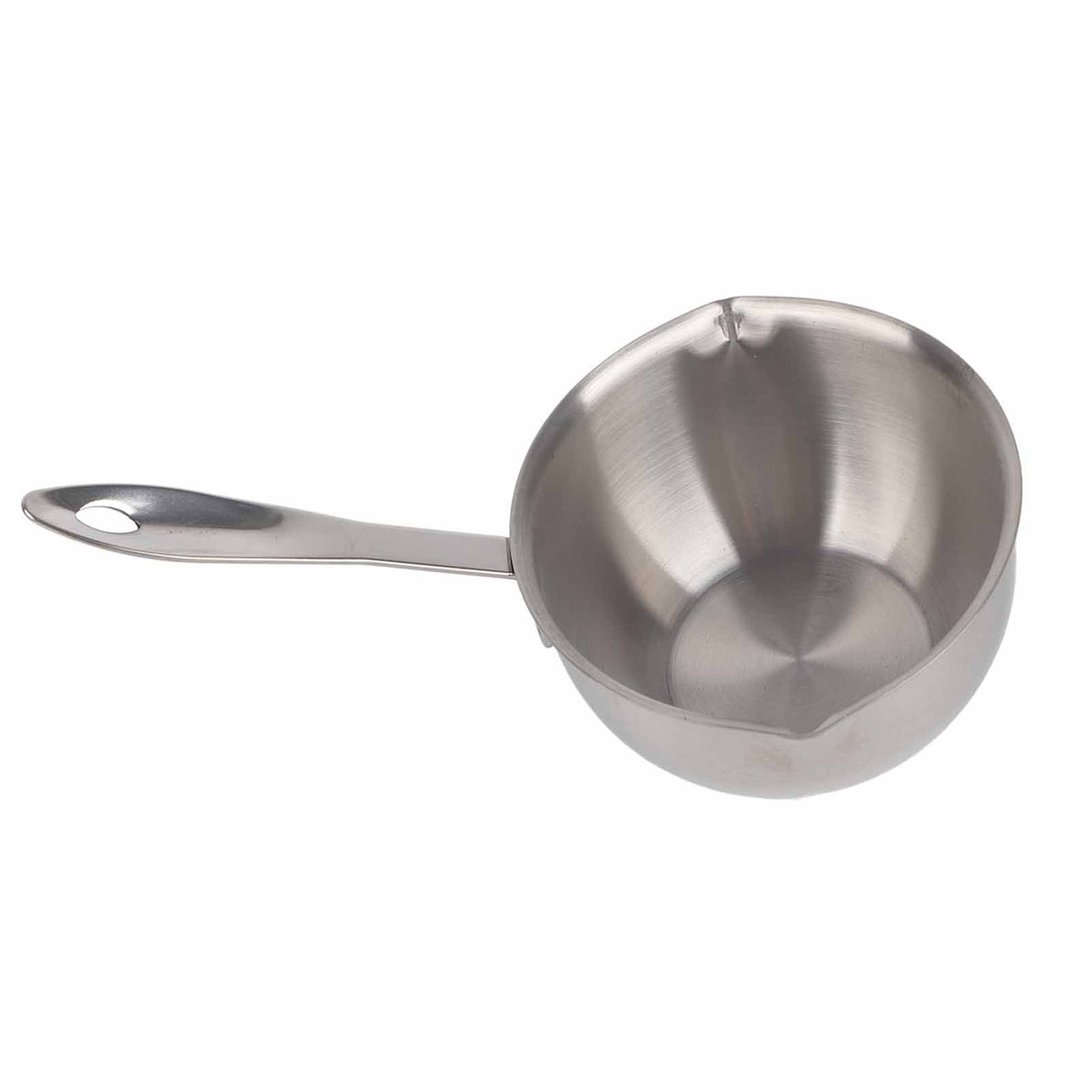 Butter Warmer Pot All in One Flat Induction Bottom Stainless Steel Mini Butter Hot Pot Milk Pot Small Saucepan 300ML