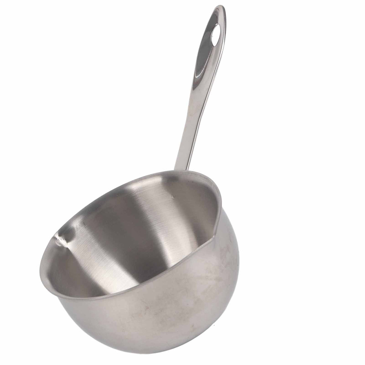 Butter Warmer Pot All in One Flat Induction Bottom Stainless Steel Mini Butter Hot Pot Milk Pot Small Saucepan 300ML