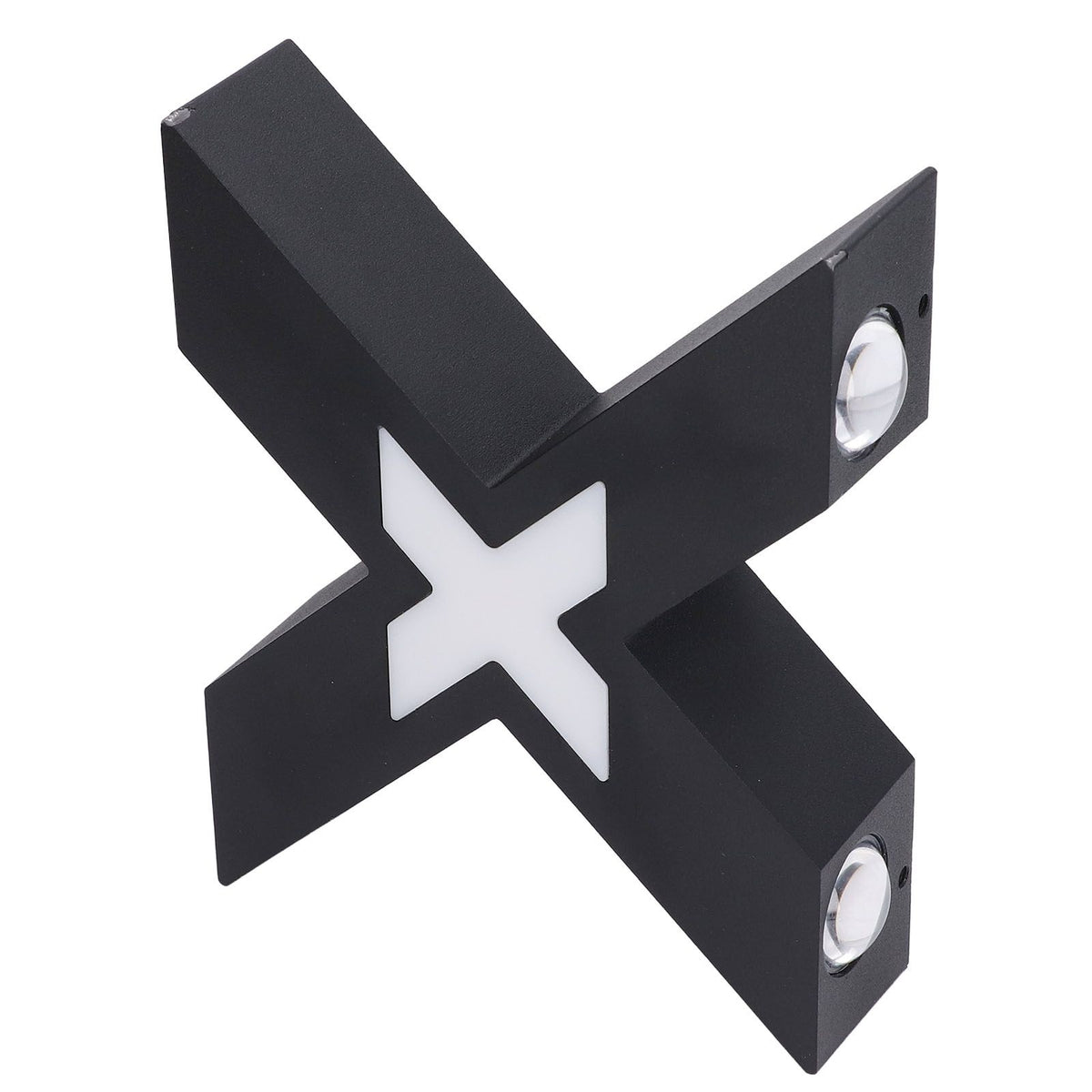 Wall Light IP65 Waterproof X Shaped 7W Aluminum Wall Mount Lamp for Corridor 85‑265V