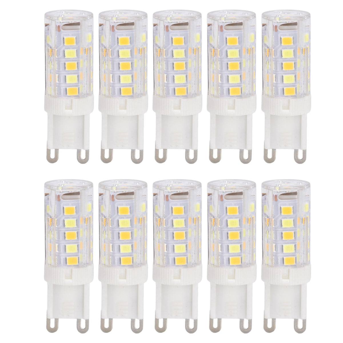 10PCS G9 220V LED Lamp Dimmable Ceramic LED Bulb Replace Halogen Lamp for ChandelierG9 3W 32LED