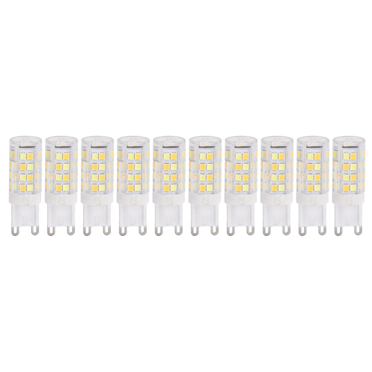 10PCS G9 220V LED Lamp Dimmable Ceramic LED Bulb Replace Halogen Lamp for ChandelierG9 5W 52LED
