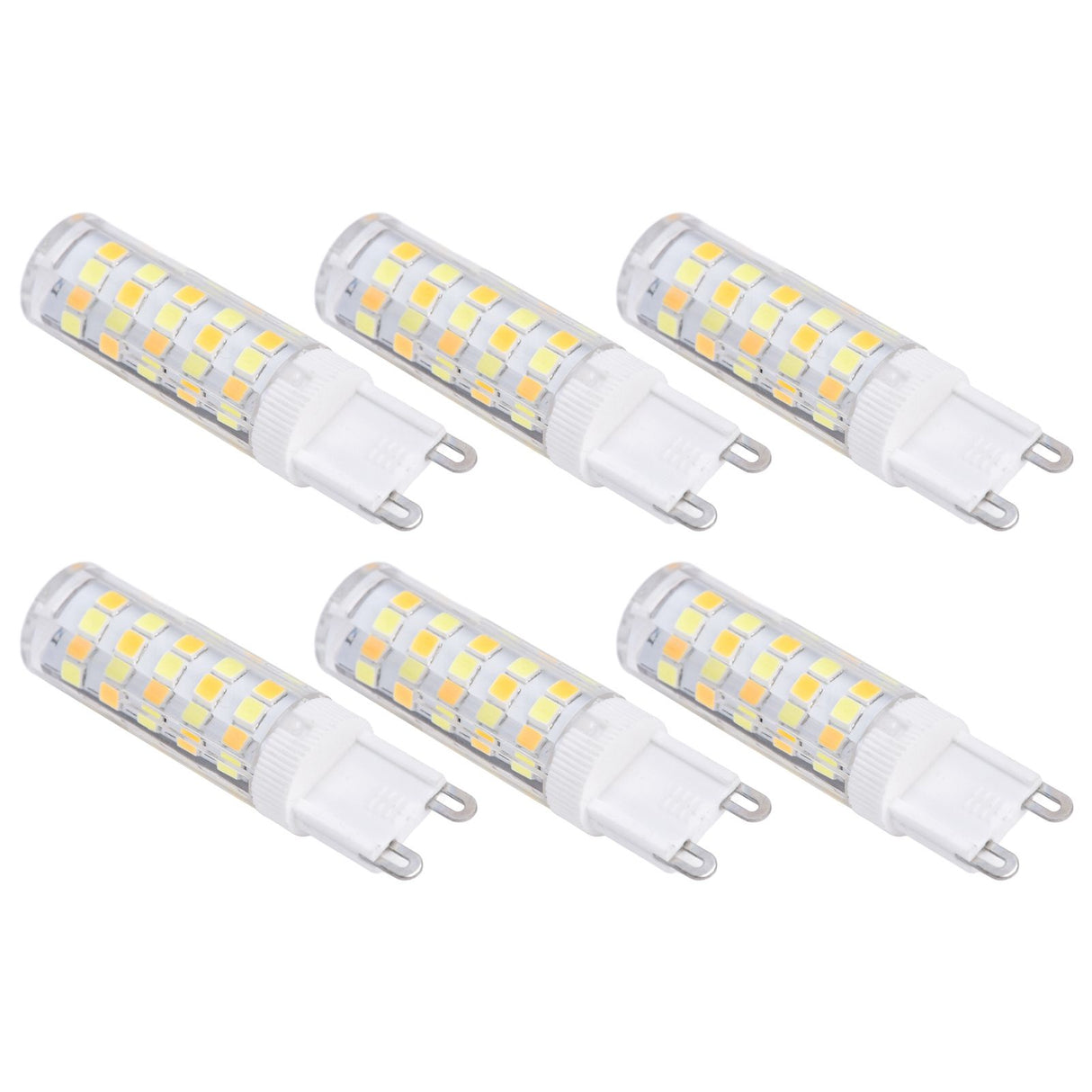 10PCS G9 220V LED Lamp Dimmable Ceramic LED Bulb Replace Halogen Lamp for ChandelierG9 7W 64LED