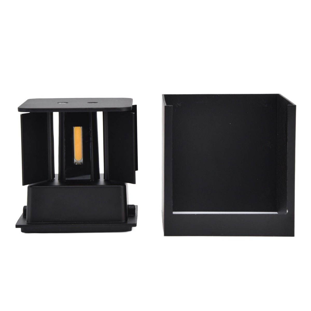 3.9in Wall Lamp Adjustable Light Angle Energy Saving Environmental Friendly Up Down Wall Light 90‑265V7W