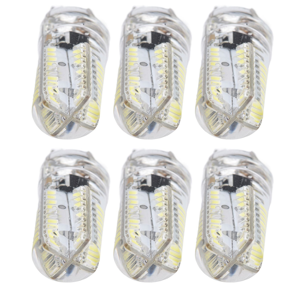 6Pcs G8 Small Bulbs 5W Small Bulb Light Source 80LED for CeilingLamp Wall Lamp Table Lamp 110VWarm Light