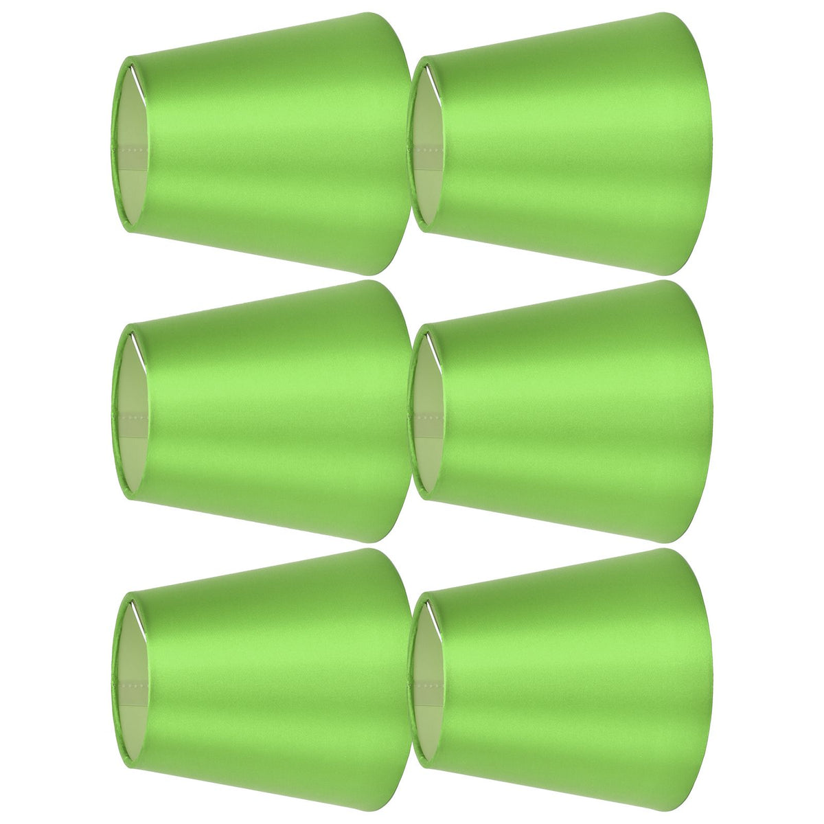 6PCS E14 Lamp Shade Fabric Lampshade Table Lamp Ceiling Lamp Shade for Bedroom Living RoomFluorescent Green PX157
