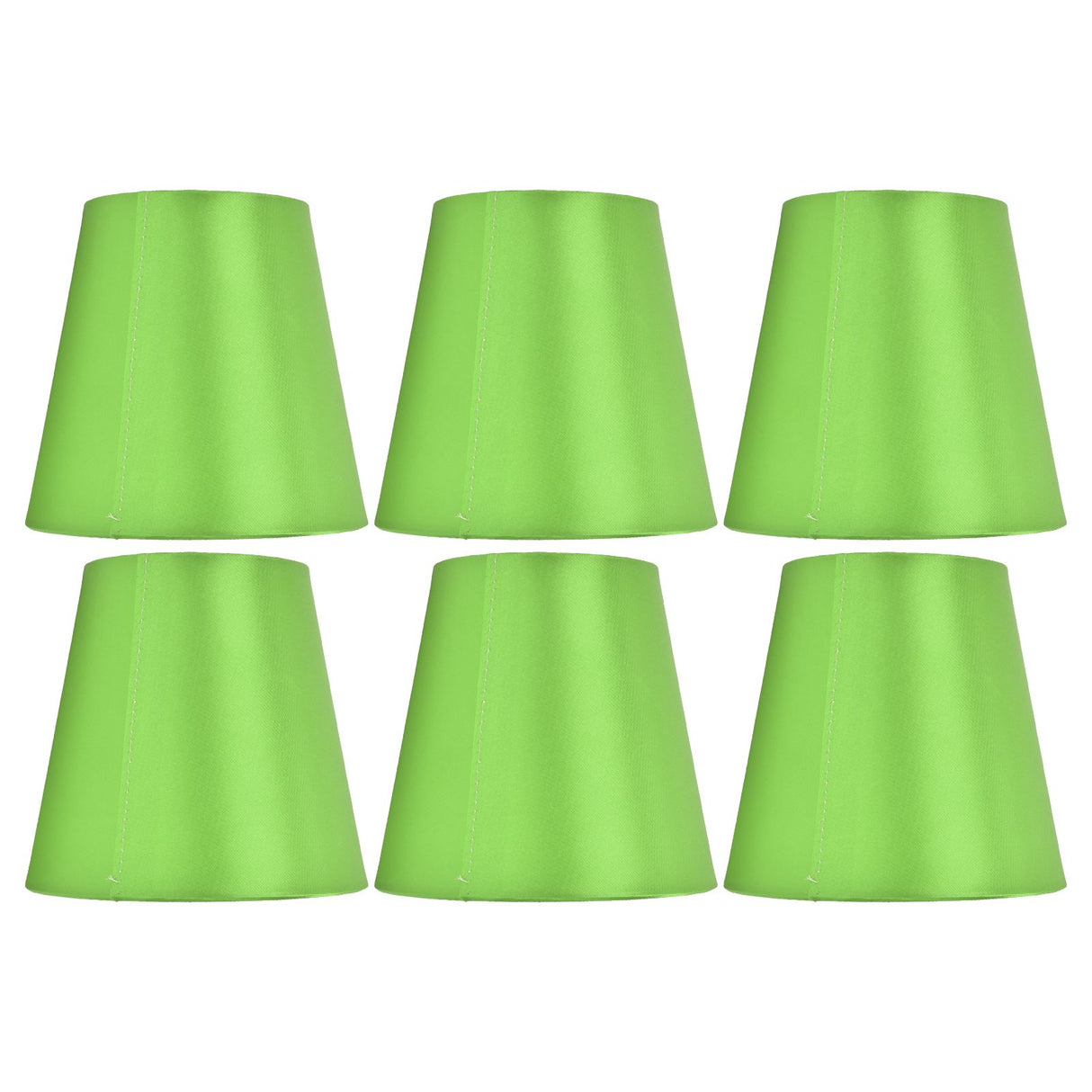 6PCS E14 Lamp Shade Fabric Lampshade Table Lamp Ceiling Lamp Shade for Bedroom Living RoomFluorescent Green PX157