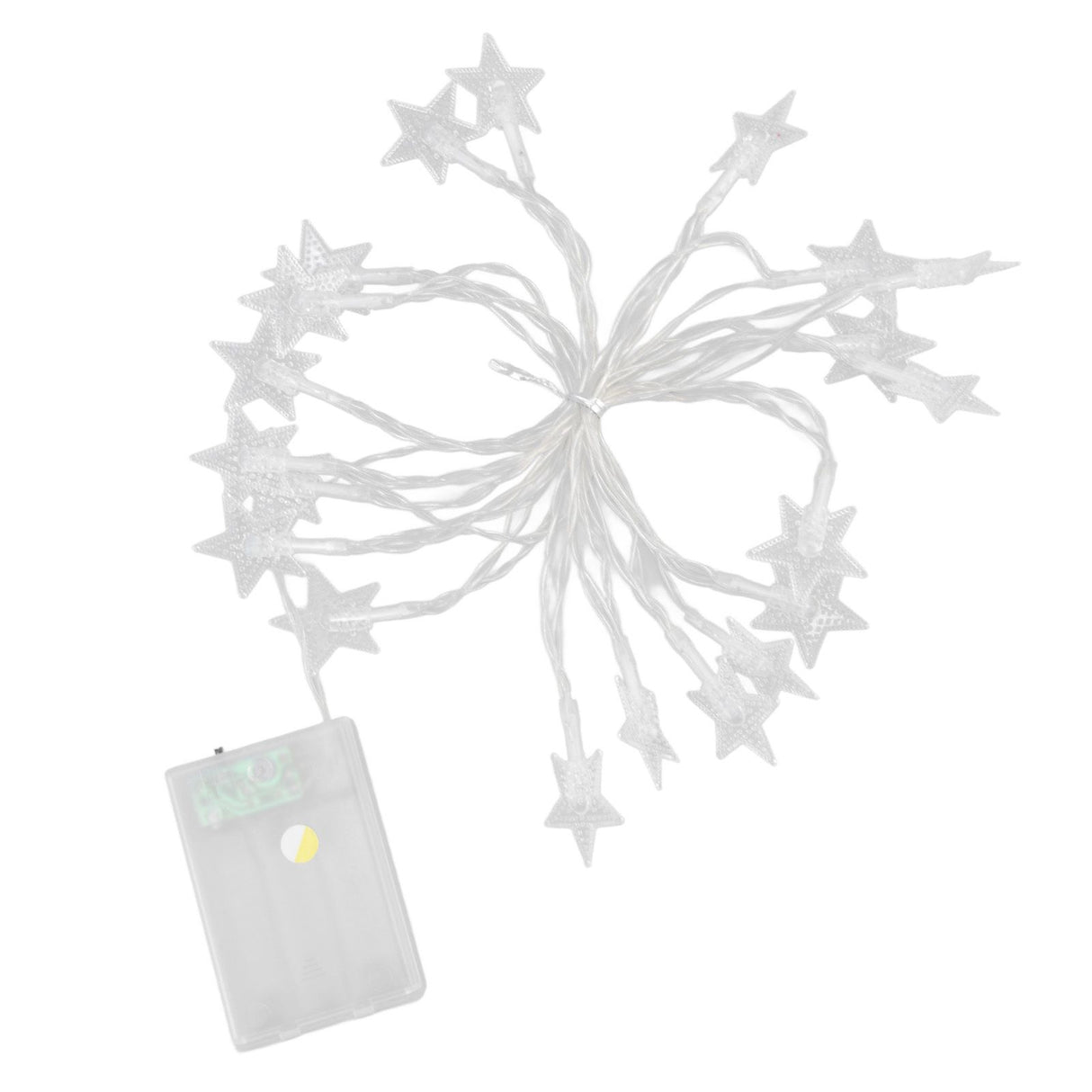 String Lights 20 LED Beads 3meters Indoor Decorative Light Star Shape Bulb Warm Light for Bed Room Living Room