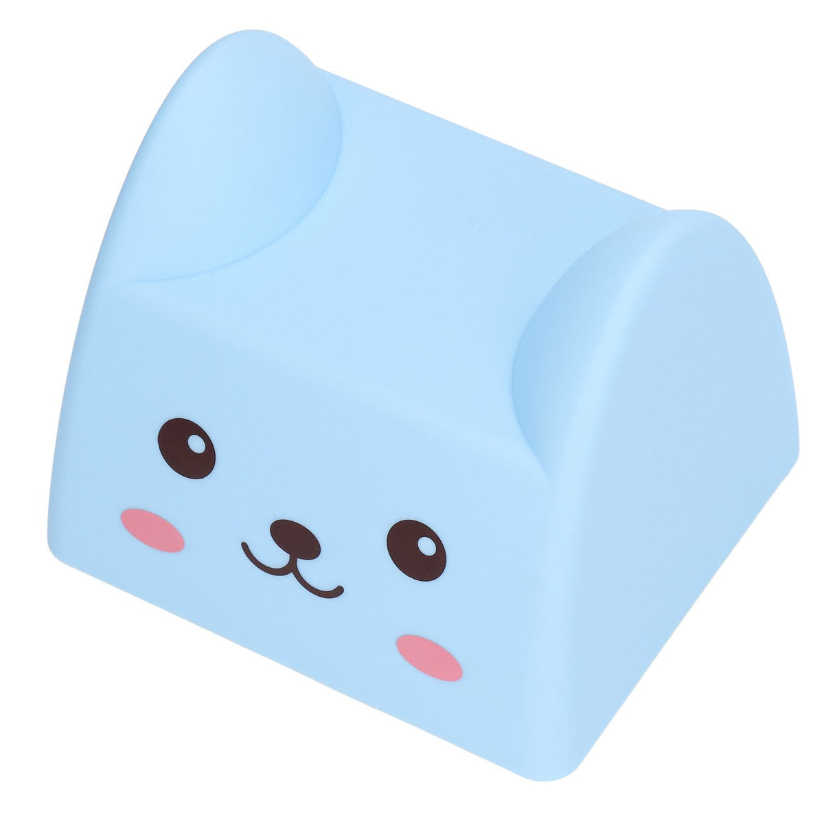 Night Lamp Exquisite Cute Blue Cat Shape White Light Source Interesting Decorative Lighting Device for Kids