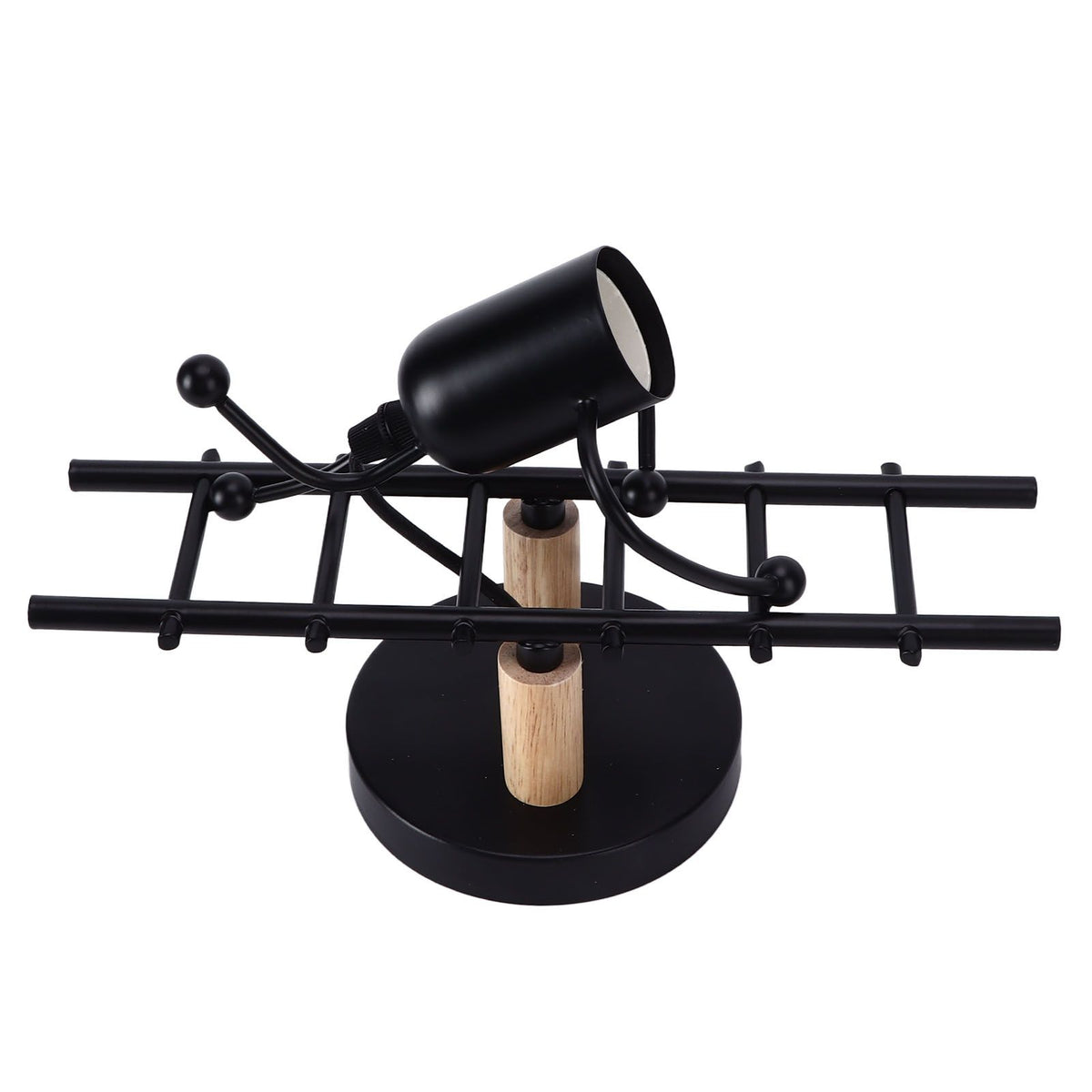 Wall Lamp Unique Design Exquisite Cute Beautiful Wall Decoration Light for Restaurants Bedrooms Cafes HotelsBlack