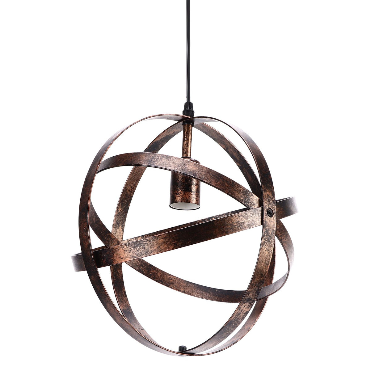 Ball Earth Chandelier Retro American Industry Warm Romantic Stable Firm Wall Lamp for Coffee Shop Store