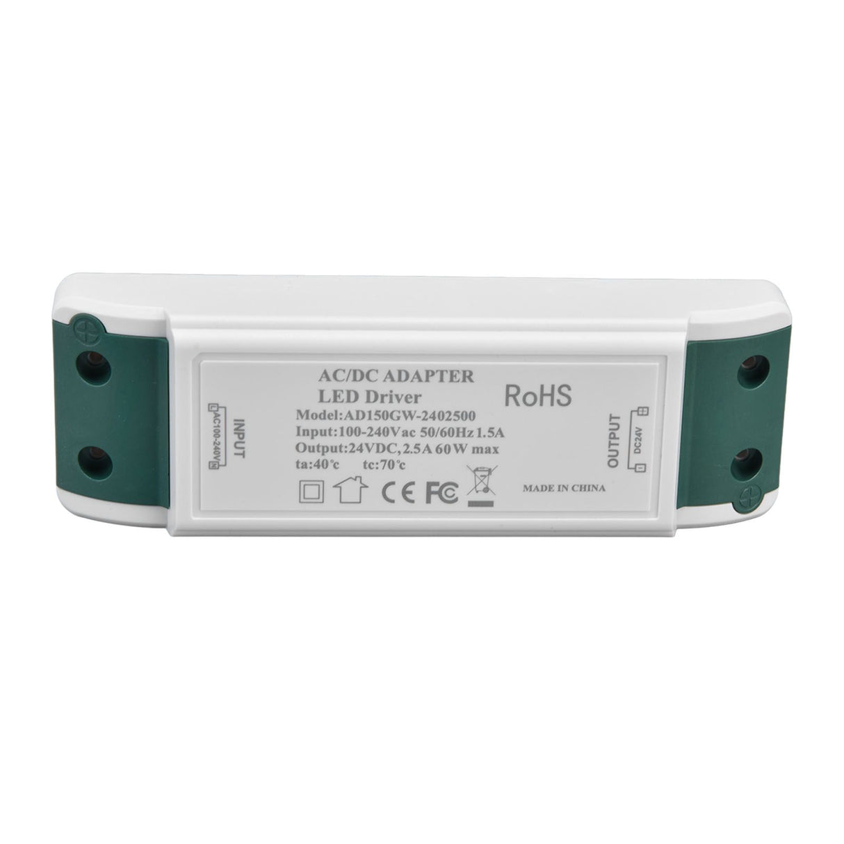 LED Driver Short Circuit Overcurrent Protection Lightweight Portable Constant Current LED Drive AC100‑240V