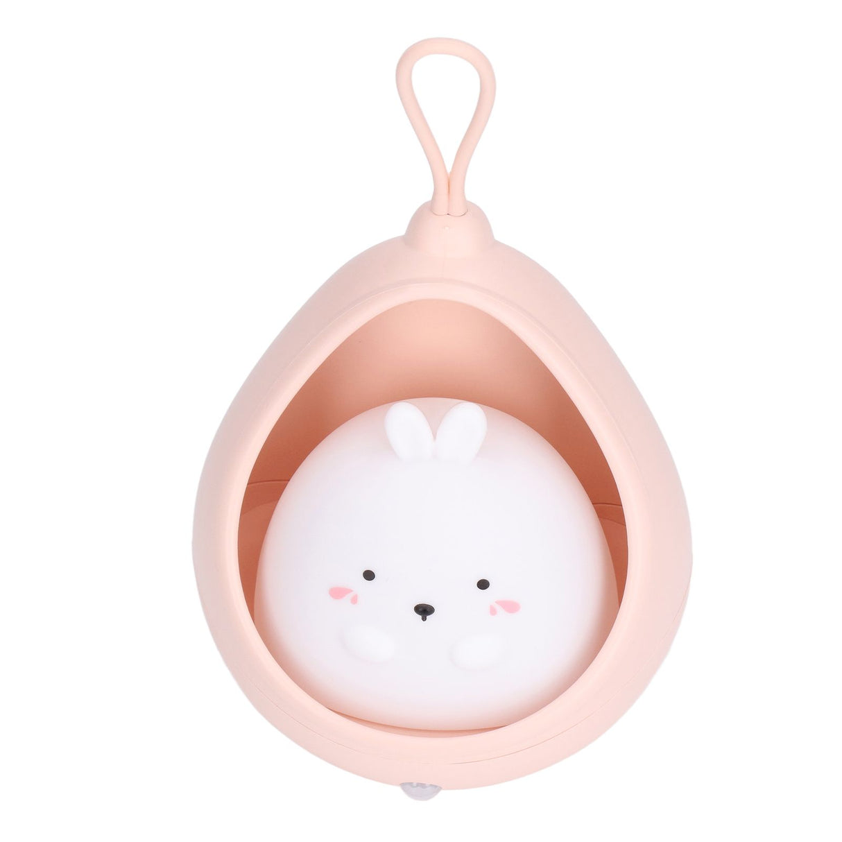 Night Light White Bunny Shape LED Kids Induction Night Lamp with USB Cable for Children's Room Bedroom