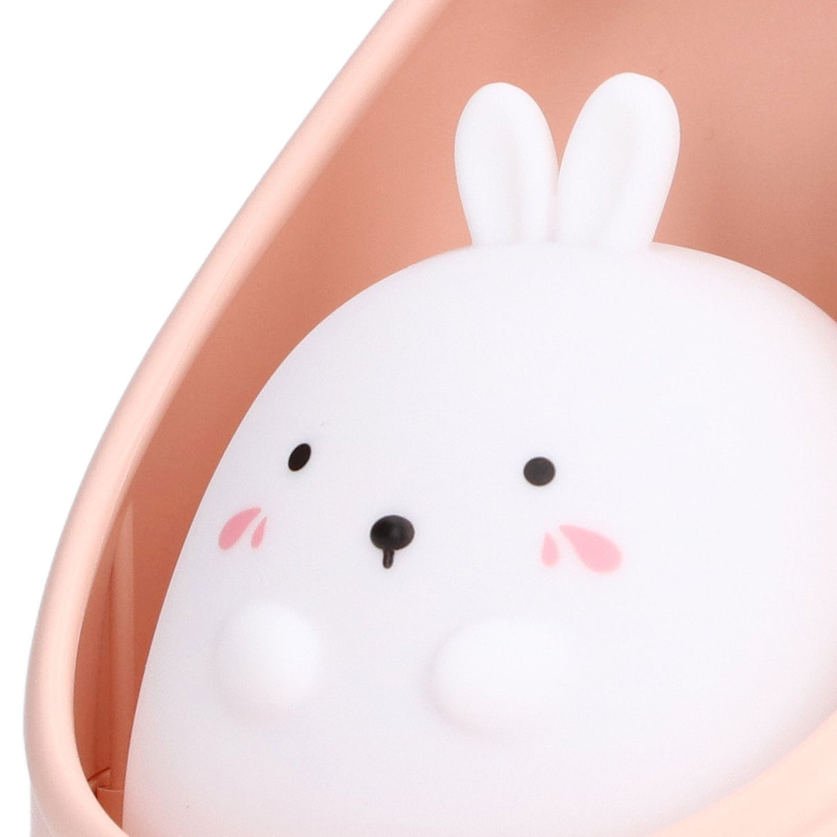 Night Light White Bunny Shape LED Kids Induction Night Lamp with USB Cable for Children's Room Bedroom