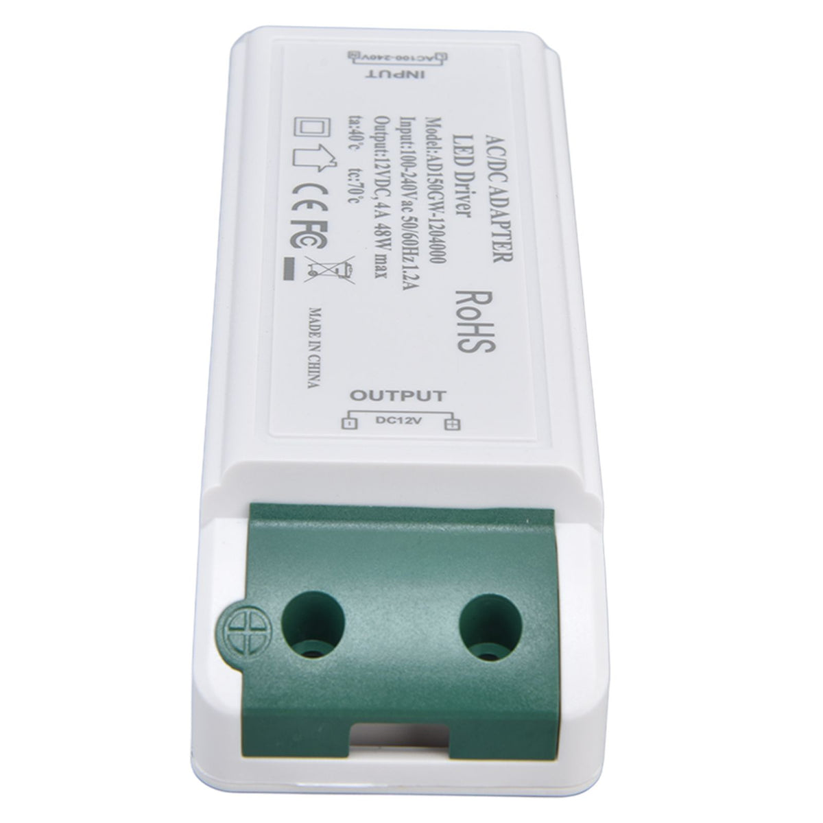 LED Power Driver 12V DC 48W 4A Constant Current Voltage Adapter 12V LED Power Transformer AC100‑240V