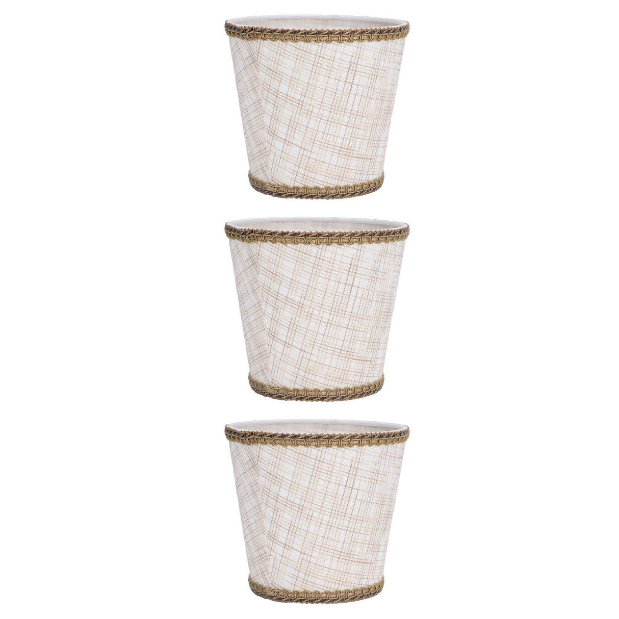 3Pcs Small Lamp Shades Hand Crafted Exquisite Soft Lightweight Dustproof High Luminousness Table Lampshade