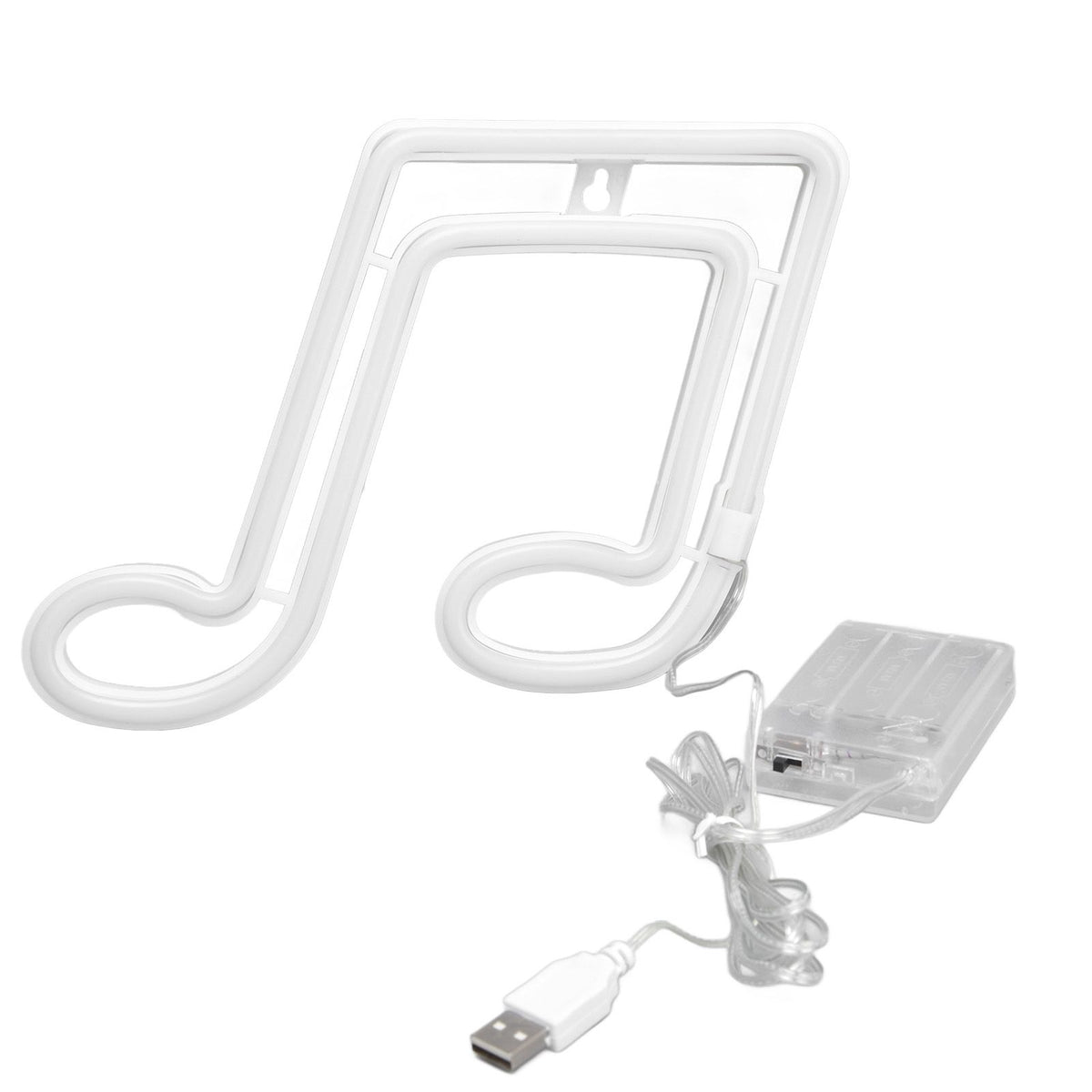 LED Neon Light Music Note Neon Night Light Concert Wall Lamp Party Wall Hanging Neon LampPink Light