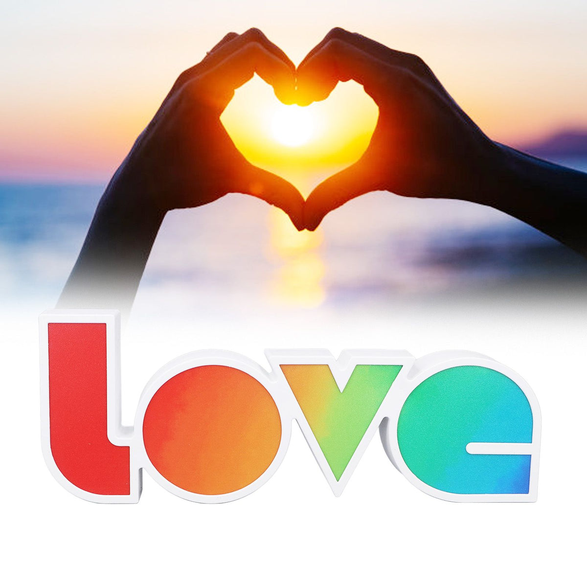 Love Letter Night Light Hangable Decorative Desktop LED Neon Lamp for Wedding Party BedroomGradients