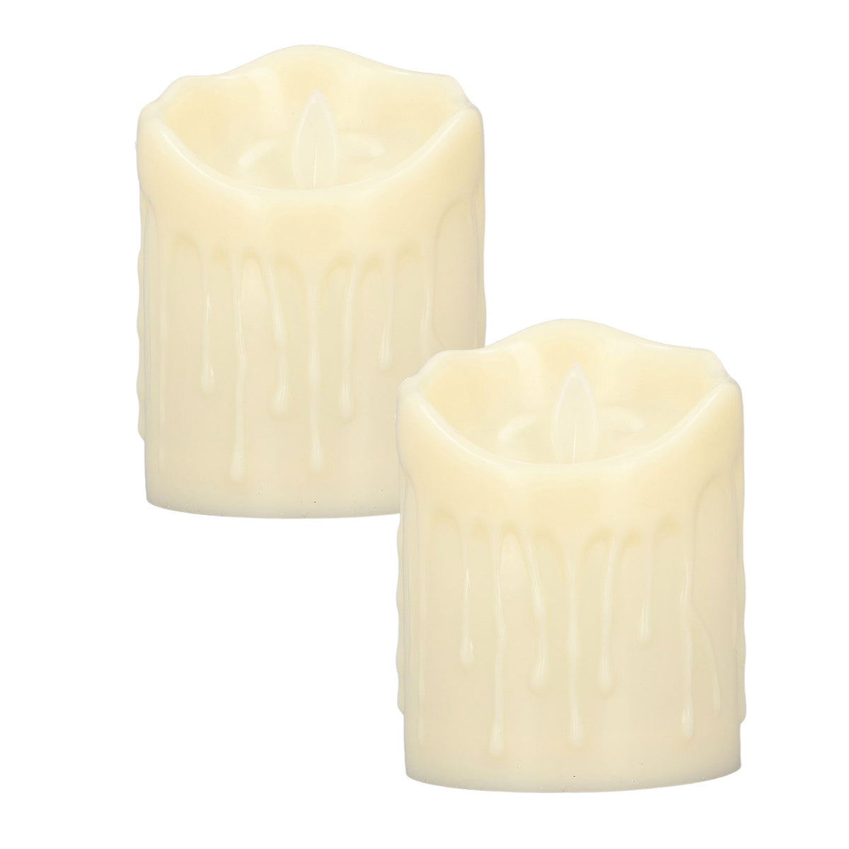 2pcs Flameless Candles Lamp Simulation LED Candle Light for Dating Wedding Proposal