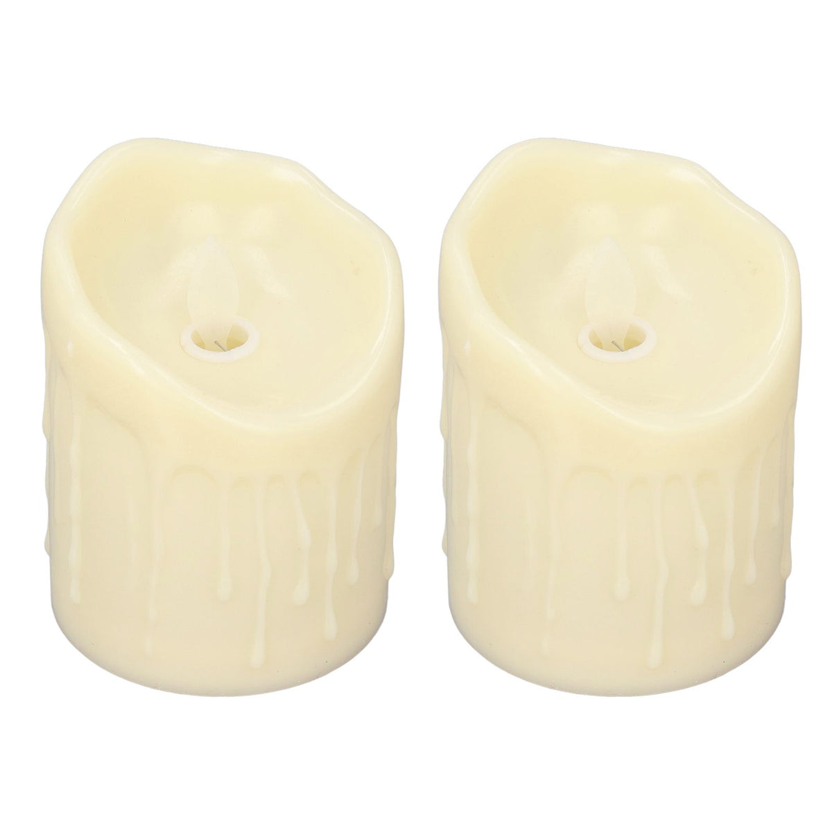 2pcs Flameless Candles Lamp Simulation LED Candle Light for Dating Wedding Proposal