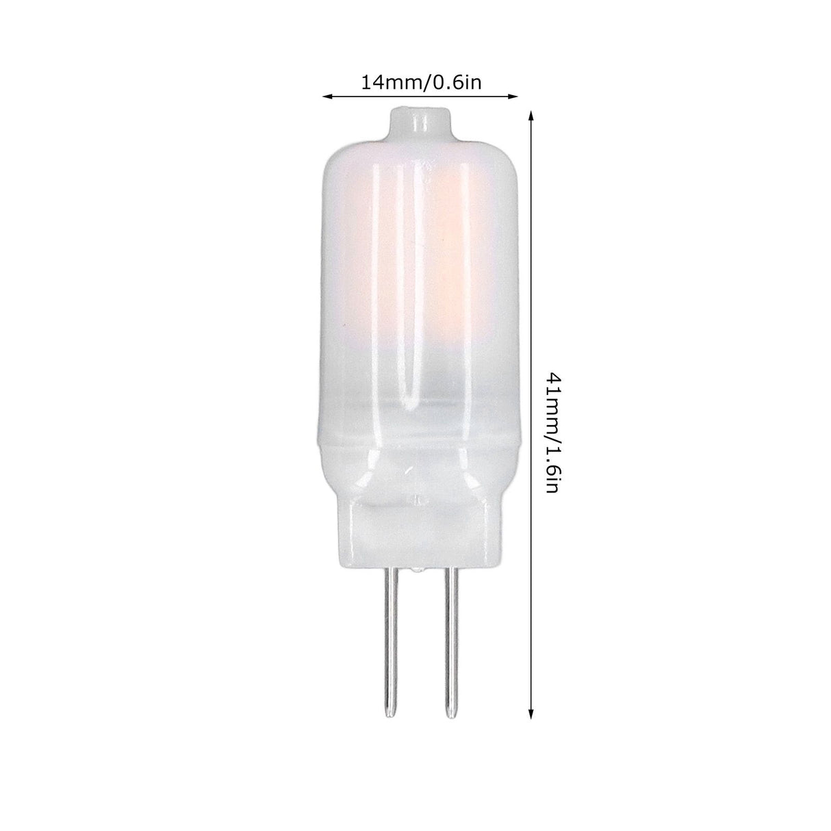 6pcs G4 LED Bulb 12V 360° Luminescence 360° Heat Dissipation Low Power Consumption General Standard Interface Bulbs 3WWarm White