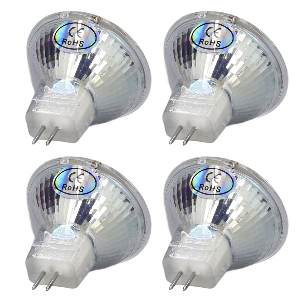 4Pcs MR11 LED Bulb 5W 500lm Bulb Replacement with 15 Beads Double Pin Base for Spotlight Landscape LampWarm White