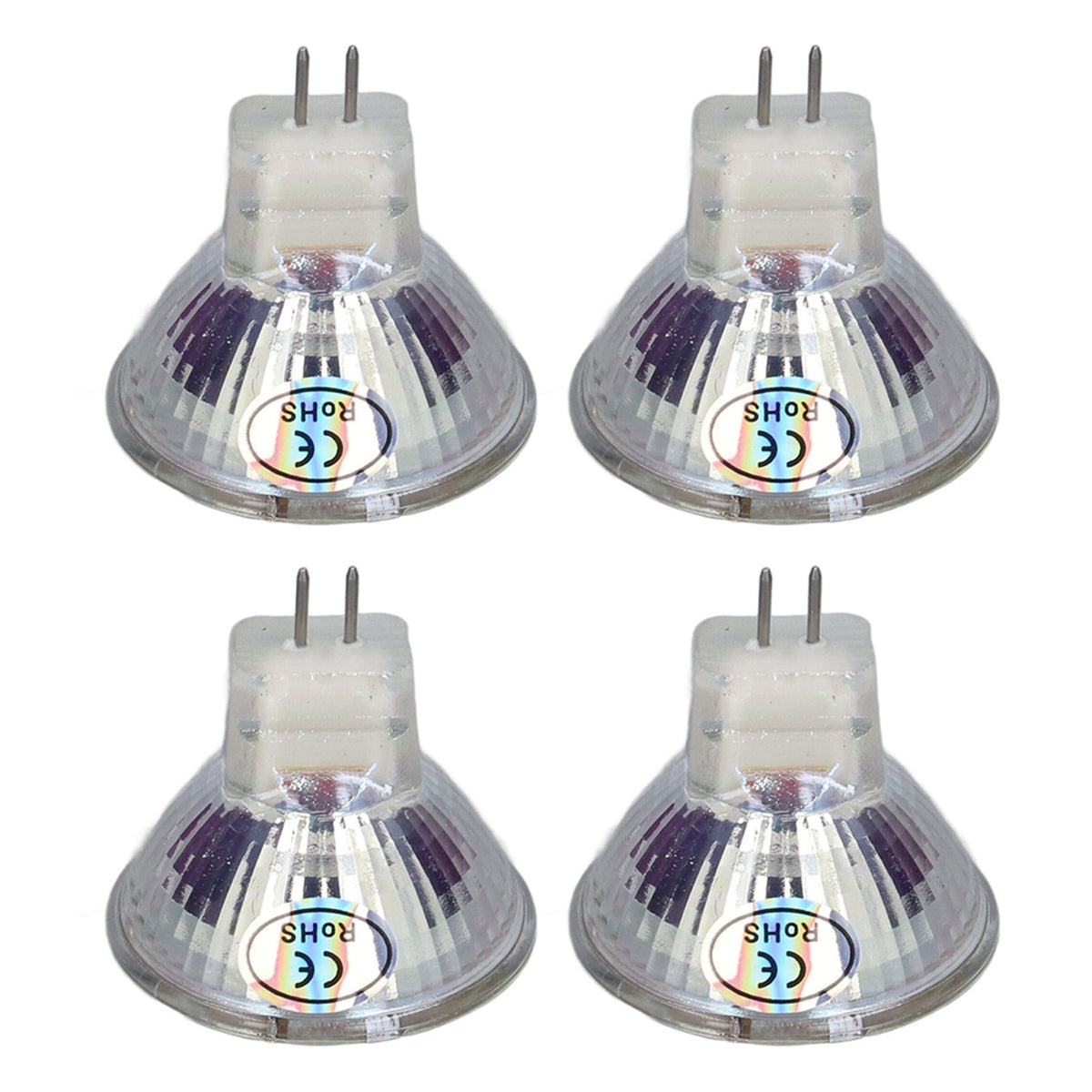 4Pcs MR11 LED Bulb 5W 500lm Bulb Replacement with 15 Beads Double Pin Base for Spotlight Landscape LampCold White