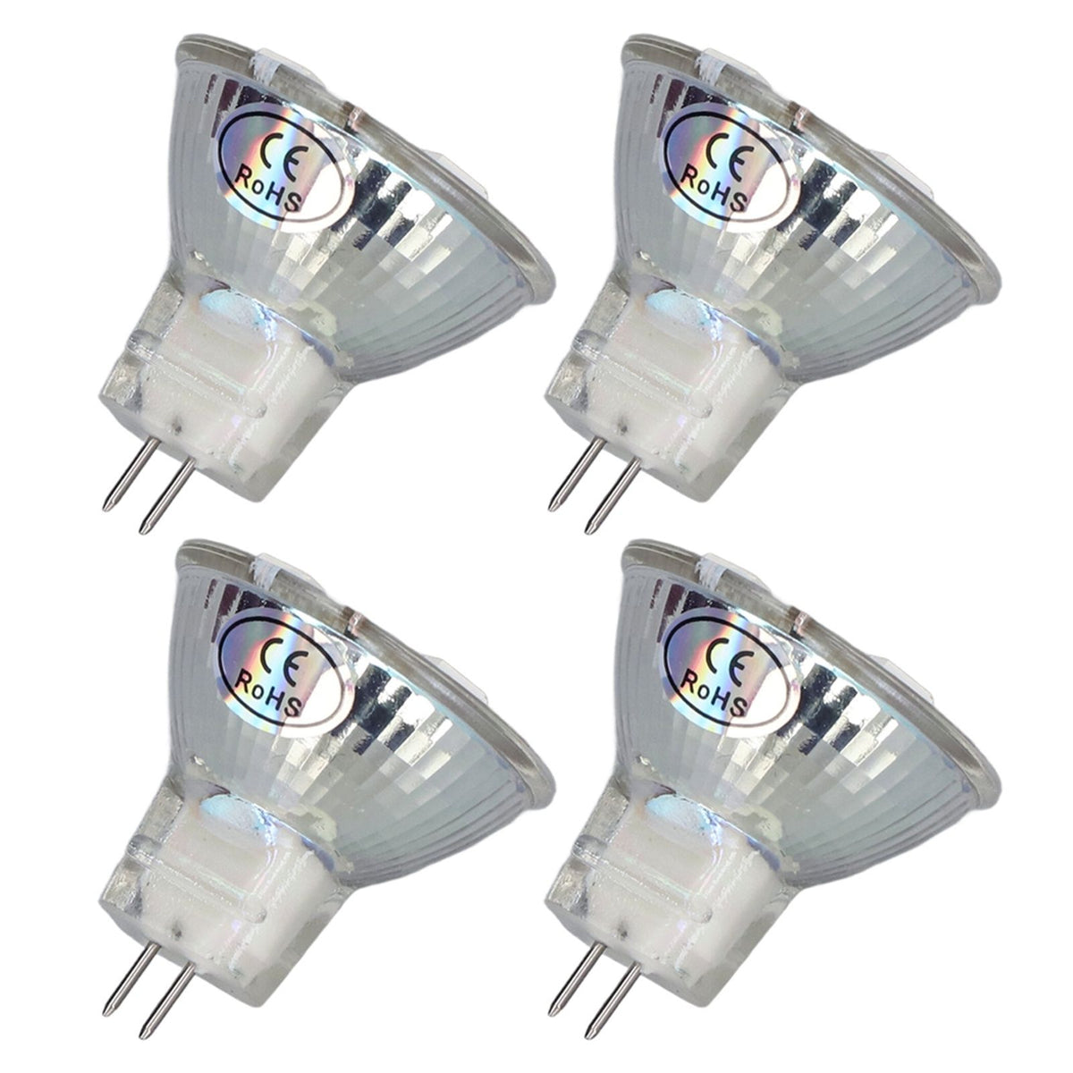 4Pcs MR11 LED Bulb 5W 500lm Bulb Replacement with 15 Beads Double Pin Base for Spotlight Landscape LampCold White