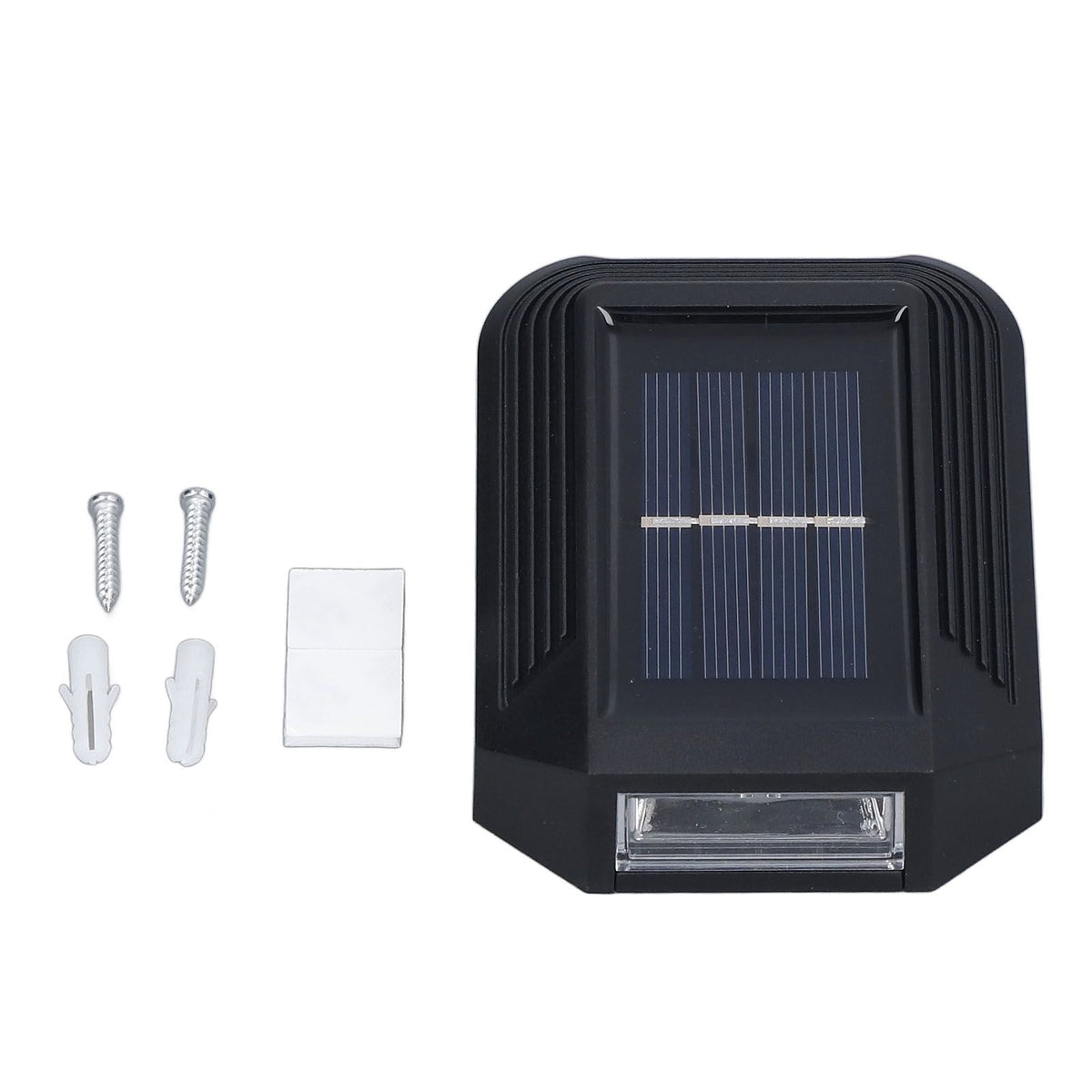 Outdoor Solar Wall Lights Outside Exterior Light Fixture 6LED IP65 Protection for Outdoor Decoration Garden CourtyardWhite Light